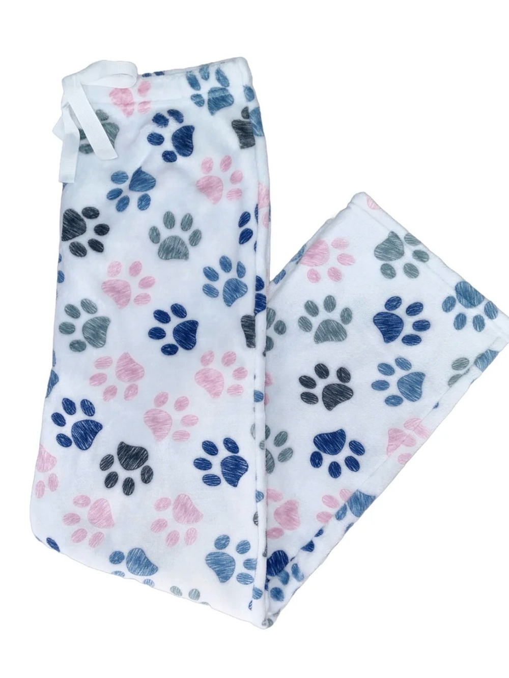 Velvety Fleece PJ Pants Paw Print (jy6)